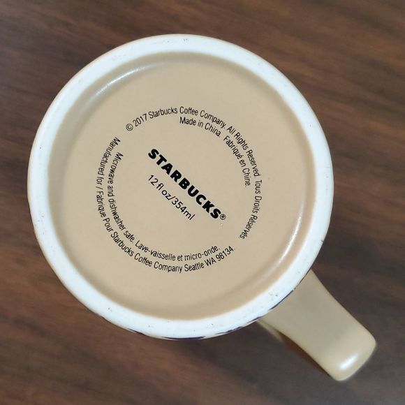 Starbucks Ombre Woodcut Autumn Leaf 12oz. Mug 2017 - Picture 6 of 7